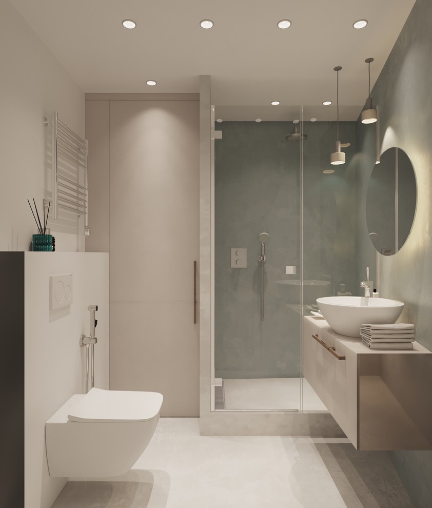 Ванная комната в квартире-студии