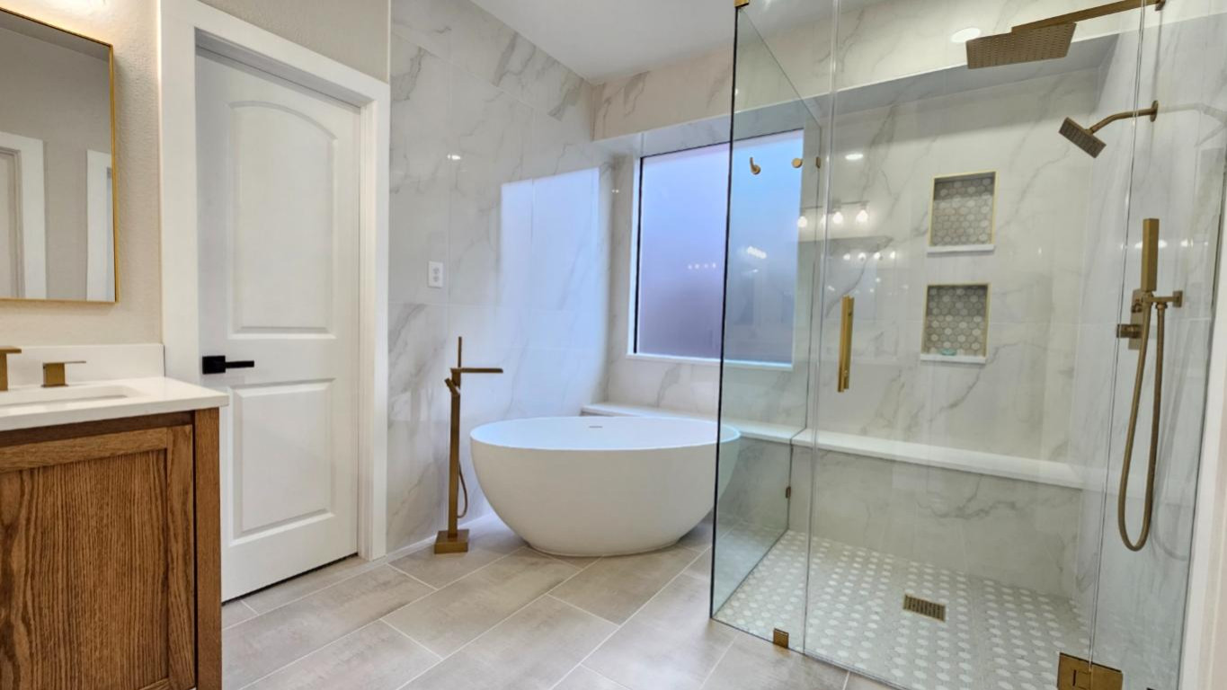Frisco TX - Full Master Bathroom Remodeling