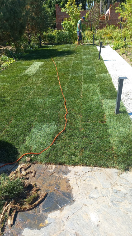 Landscape design of the territory (Moscow region)