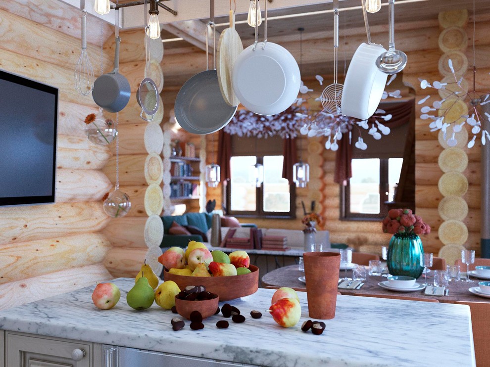 Интерьер сруба