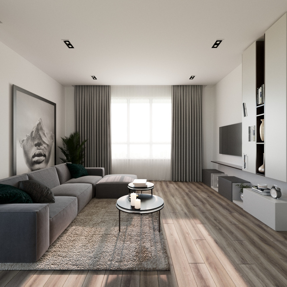 Кухня-гостиная в загородном доме