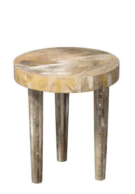 Small Artemis Side Table, Pearl Resin