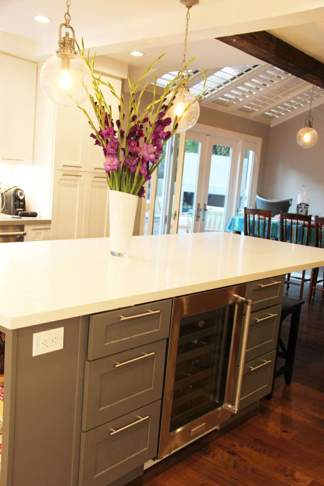 Transitional home design photo in Orange County
