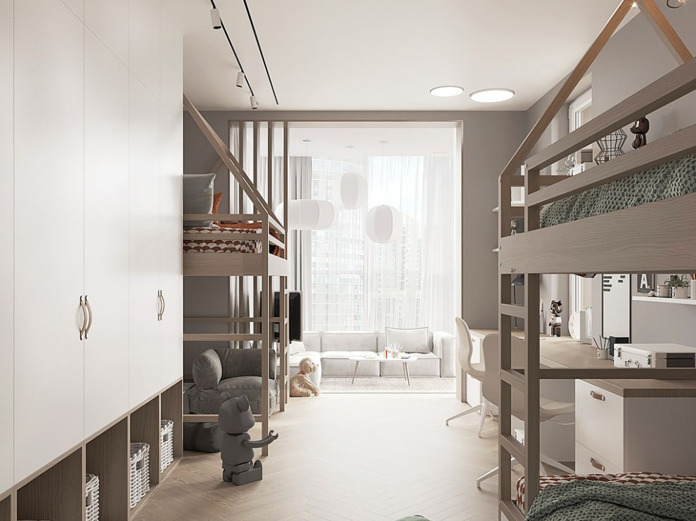 Квартира в современном стиле, ЖК «Duderhof Club», 146 кв.м.