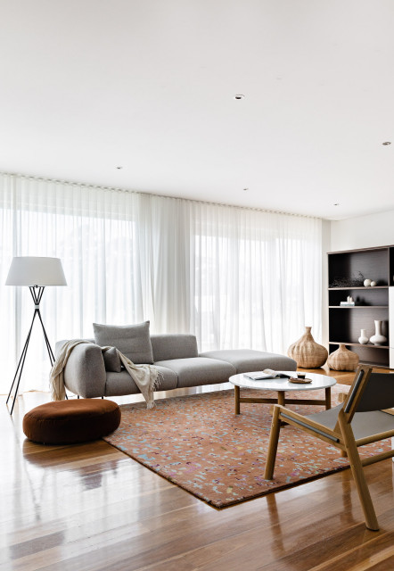 Willoughby Residence modern-living-room