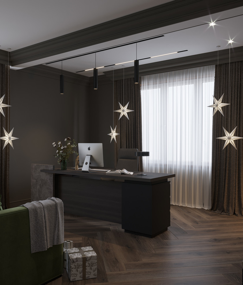 Загородный двухэтажный дом