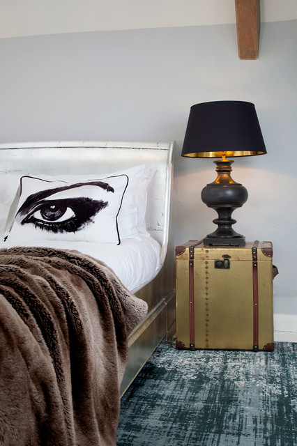 Cotwalds Cottage eclectico-dormitorio