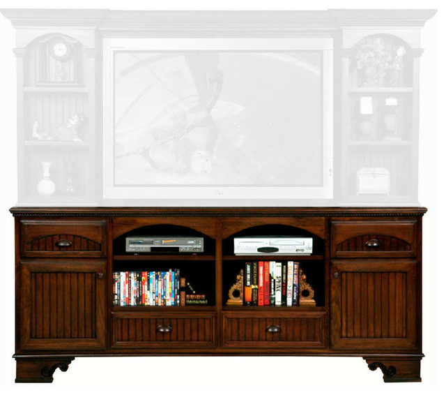 American Premiere 90 Entertainment Console Autumn Sage Without Hutch