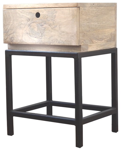 Double Zero Mango Wood Side Table