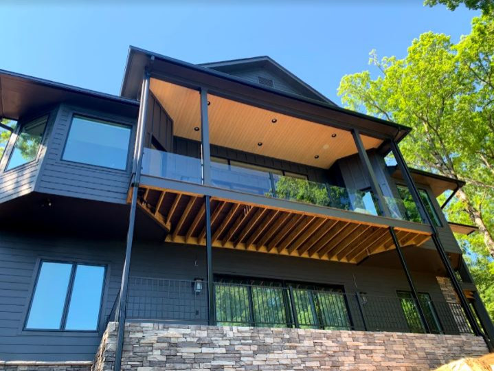 Schantz Residence Exterior Atlanta by Blue Ridge Custom Builders