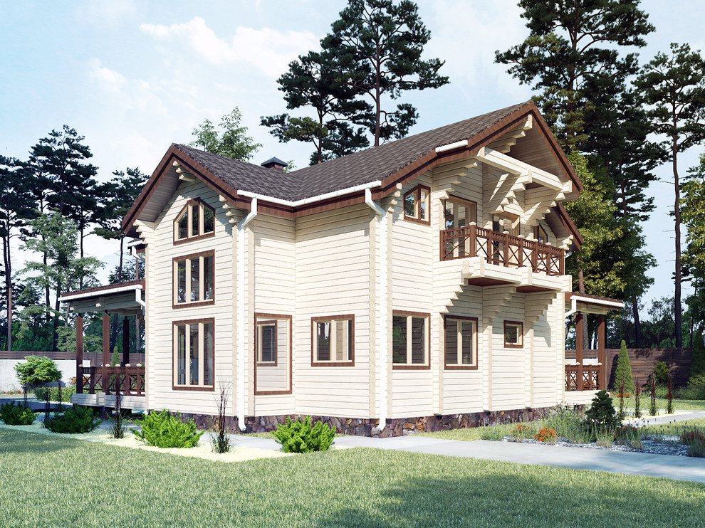 Дом из клееного бруса