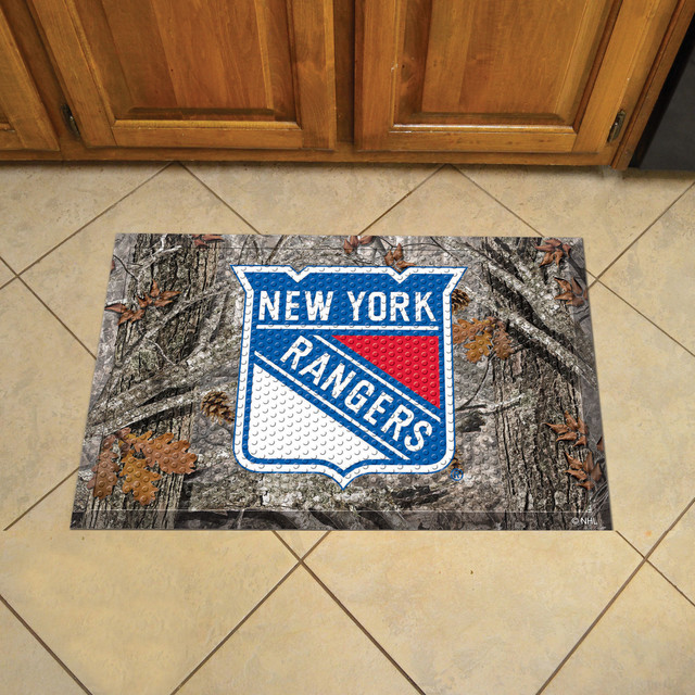 Indoor Nhl New York Rangers Ser Mat 19 X30 Camo