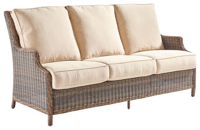 Fabron Indoor Outdoor Sofa Tropical Sofas By South Sea Fabron Indoor Outdoor Sofa Off White
