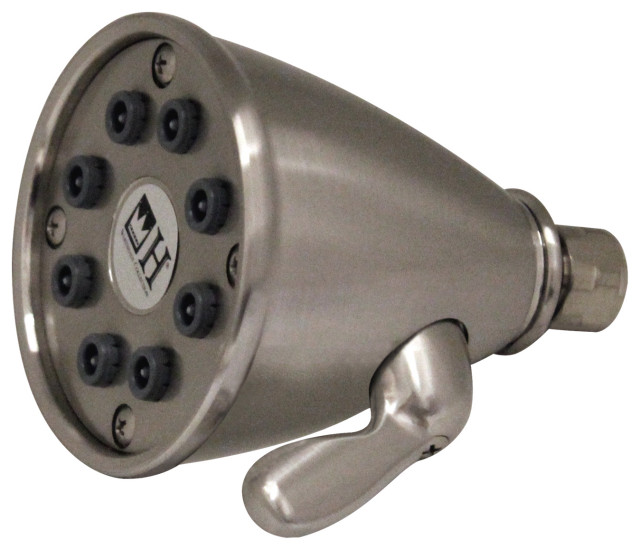 Showerhaus Round Showerhead With 8 Spray Jets Solid Brass Construction