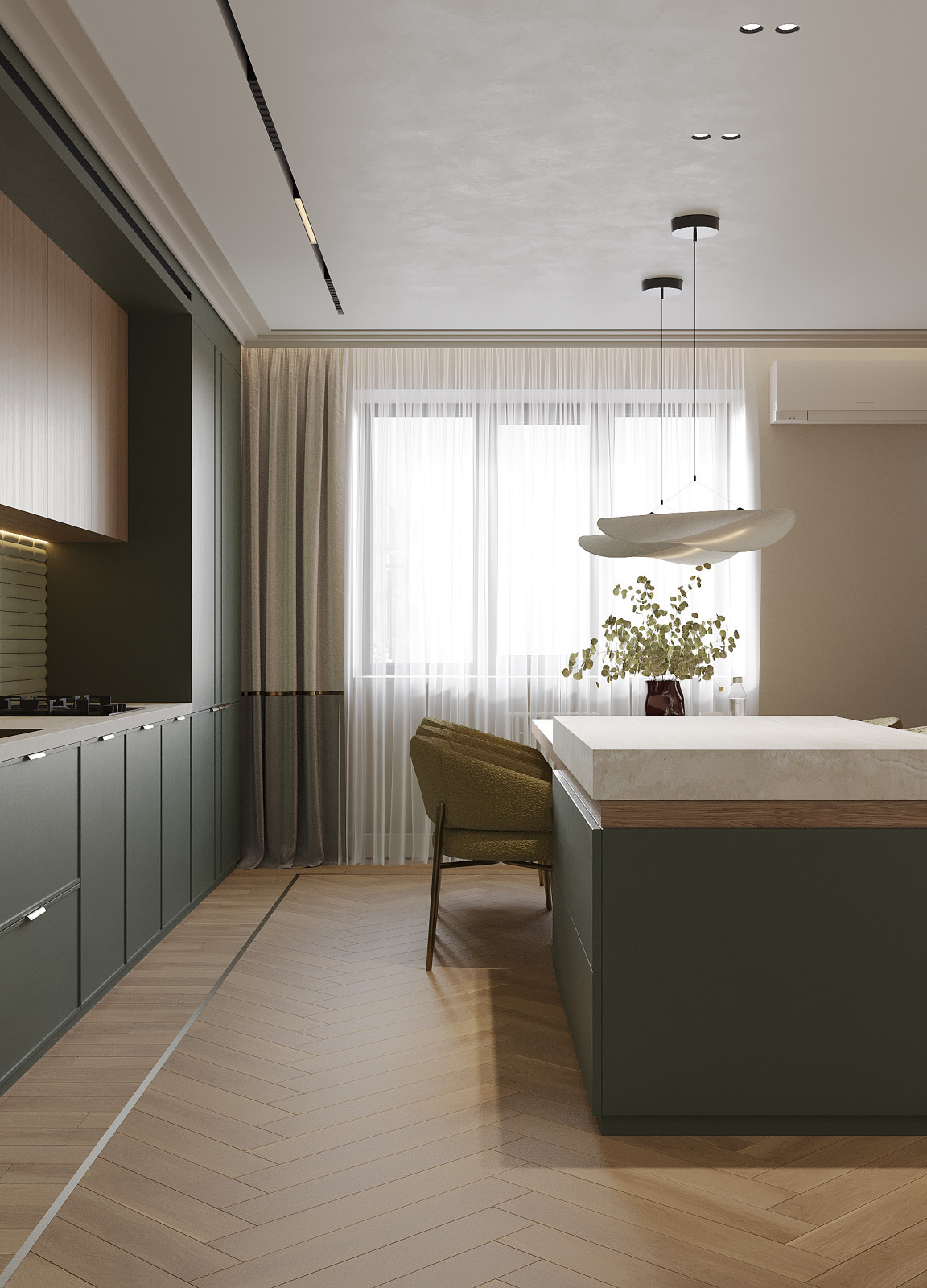 интерьер квартиры, Татарстан, Альметьевск, 150м2