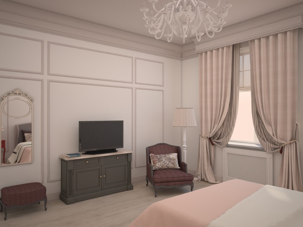 Интерьер коттеджа в стиле прованс в поселке Монтевиль