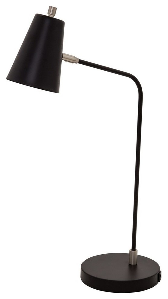 Kirby 1 Light Table Lamp, Black