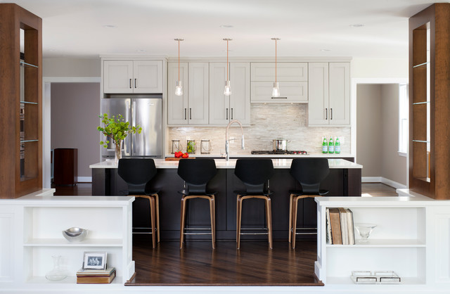 Kitchen Combo To Try Neutral Cabinets Different Colored Island