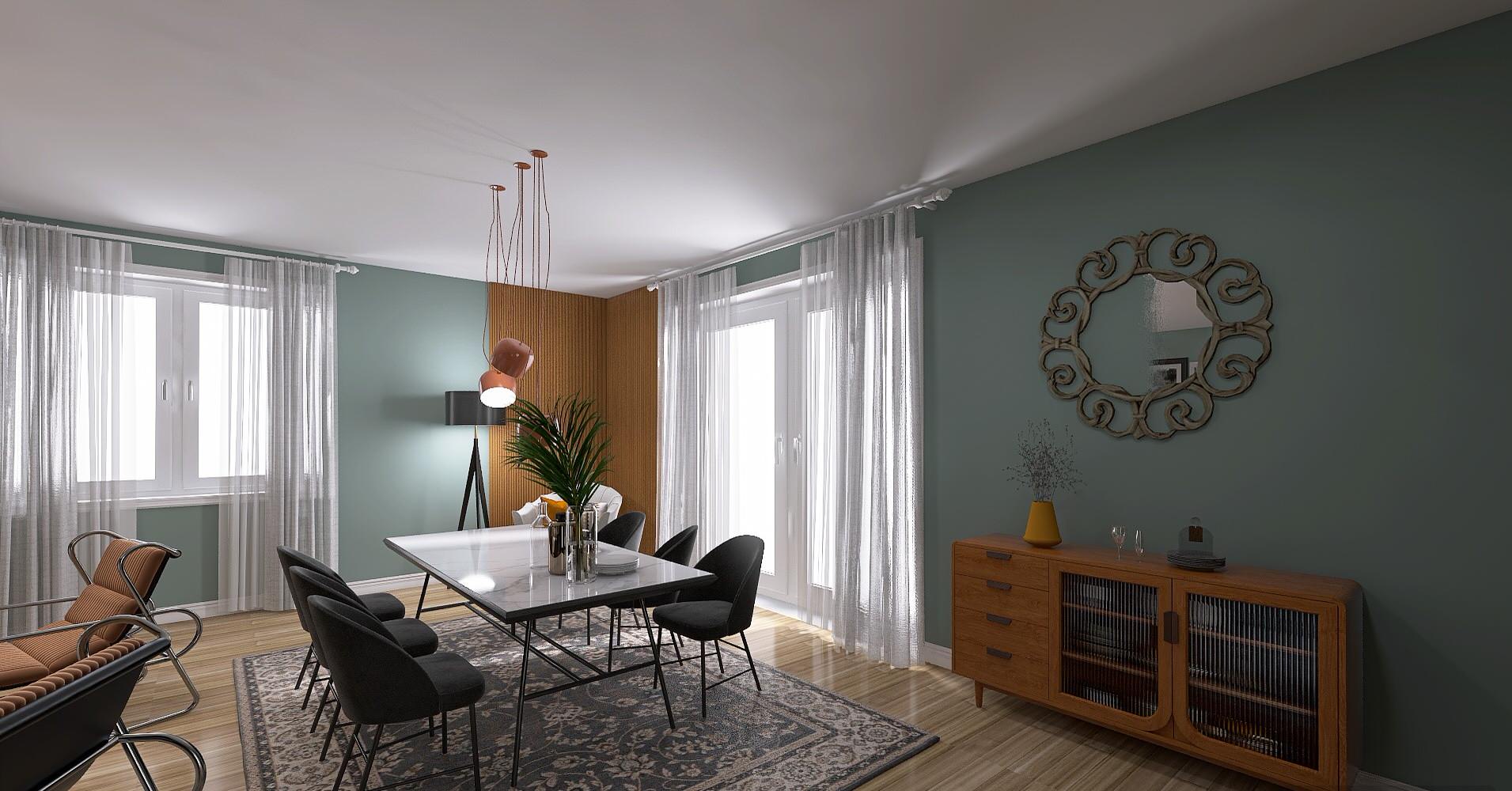 Ristrutturazione di un living di 60 mq