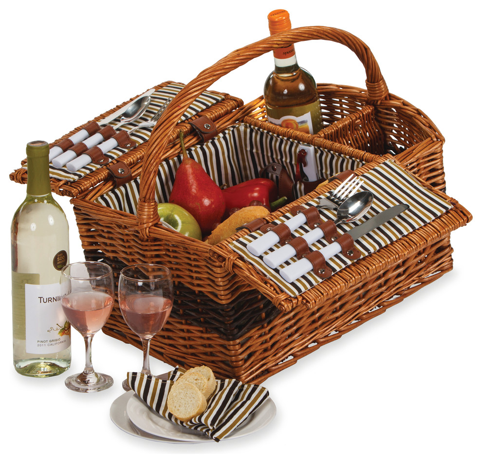 Largo 2 Person Picnic Basket, Willow