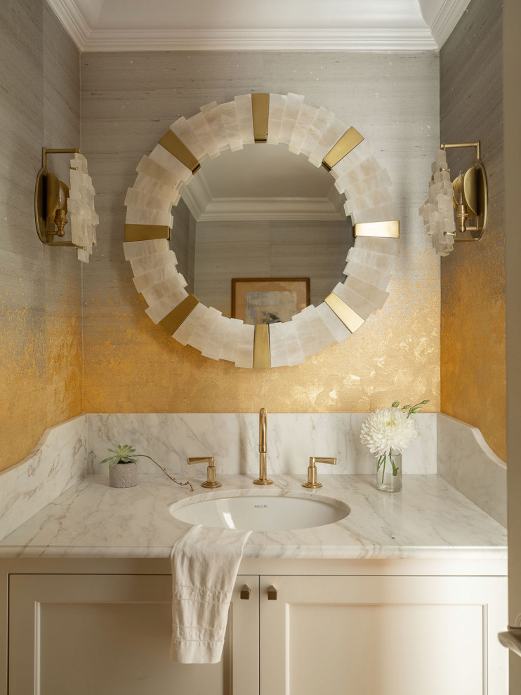 Home in Full Color - Transitional - Powder Room - San Francisco - by ...