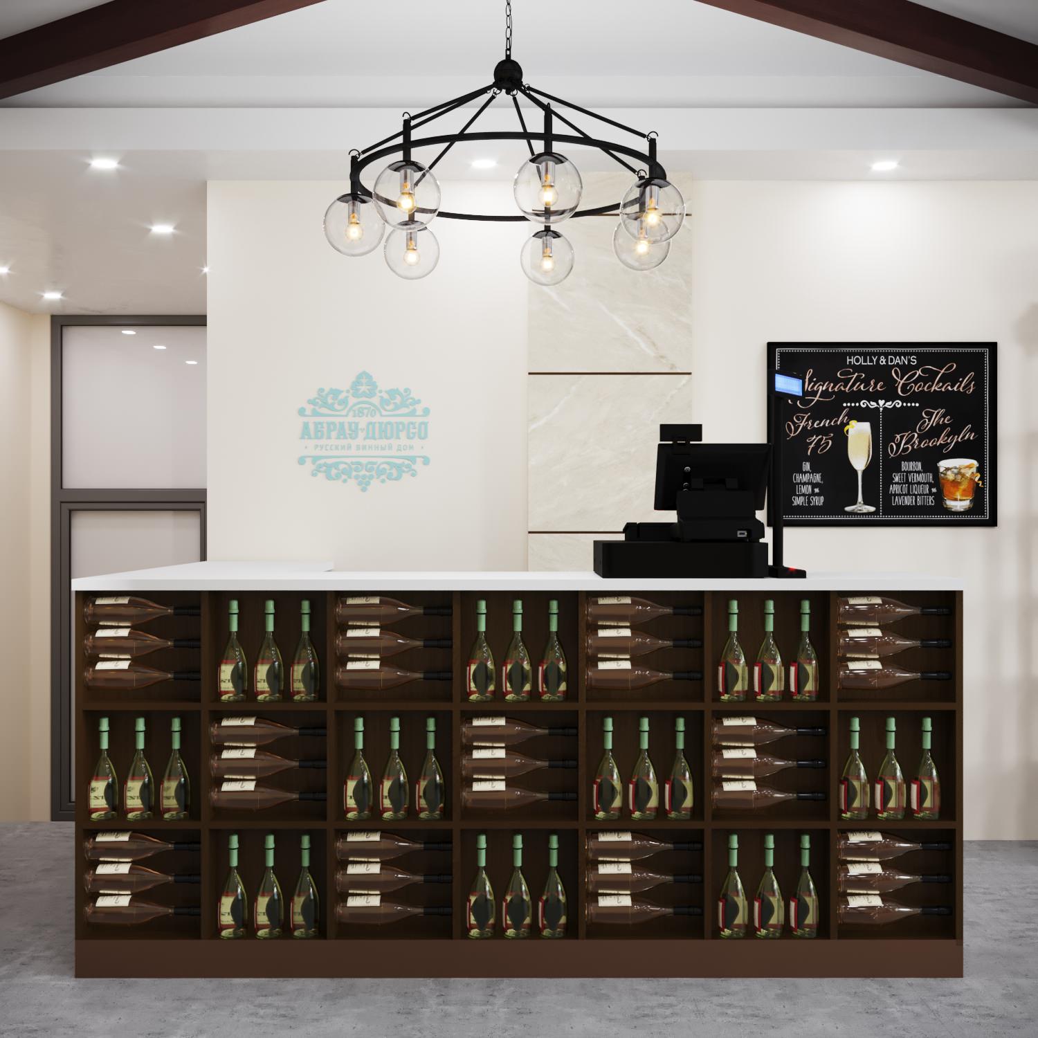 Дизайн-интерьера Абрау Дюрсо в Новосибирске