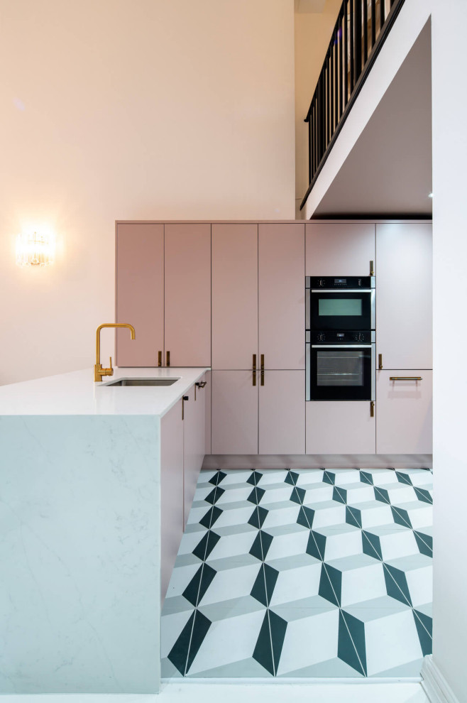 Inspiration for a bohemian kitchen in London.