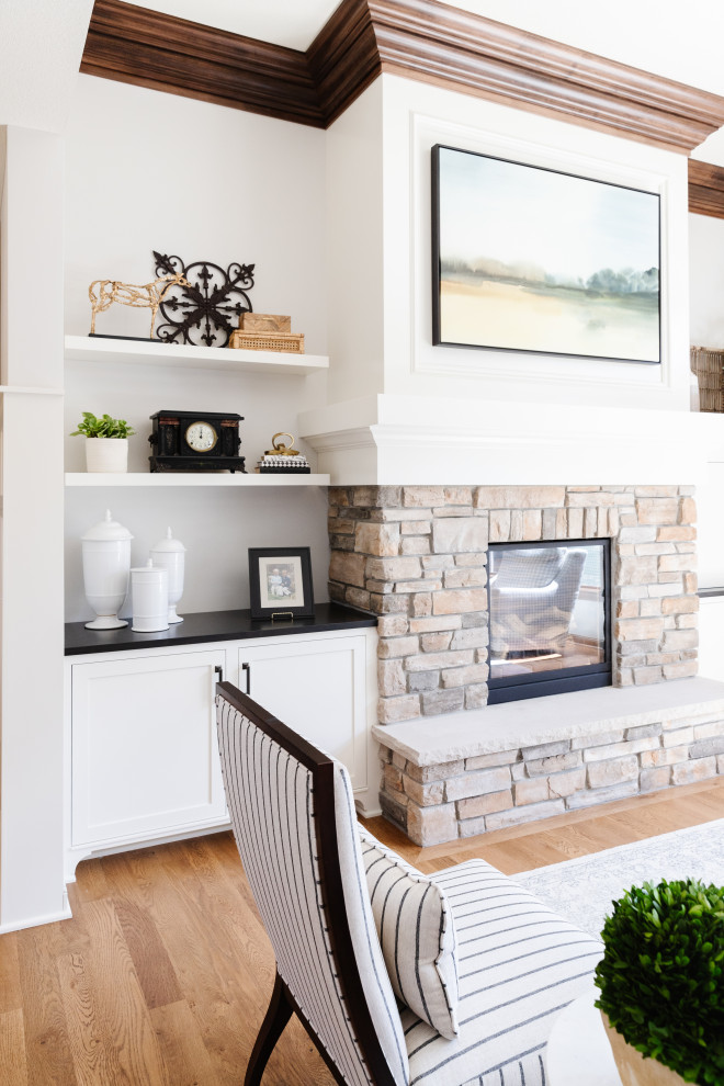 Home design - transitional home design idea in Minneapolis