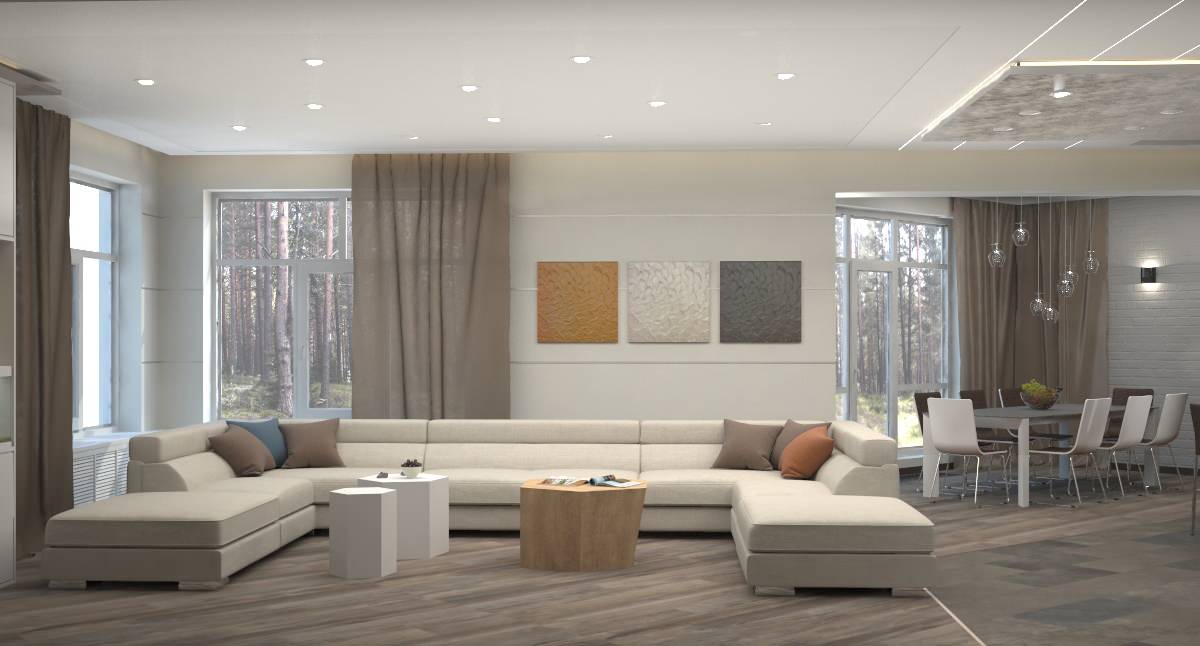 Коттедж в сосновом бору