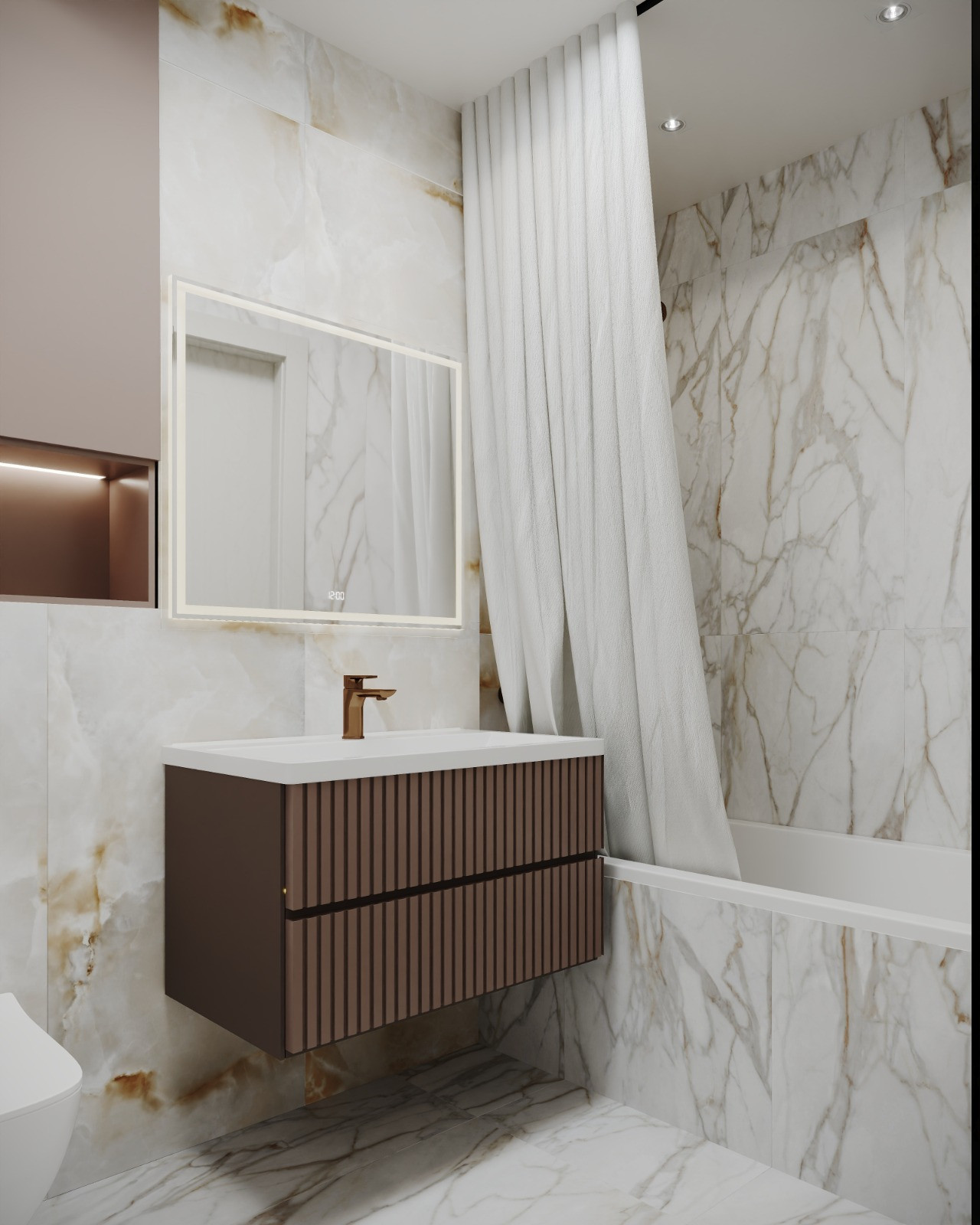 Дизайн-проект ванной комнаты