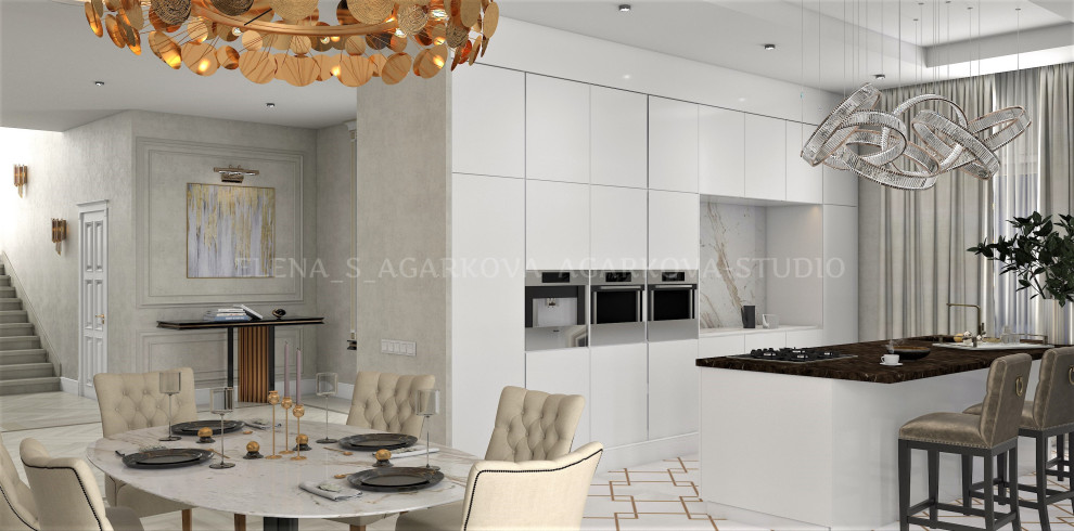 Дом в нюдовых тонах