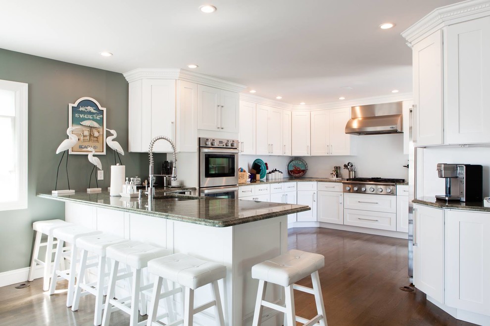 Inspiration for a transitional kitchen remodel in Denver