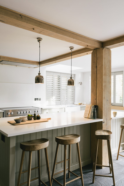 The Henley on Thames Shaker Kitchen by deVOL landstil-koekken