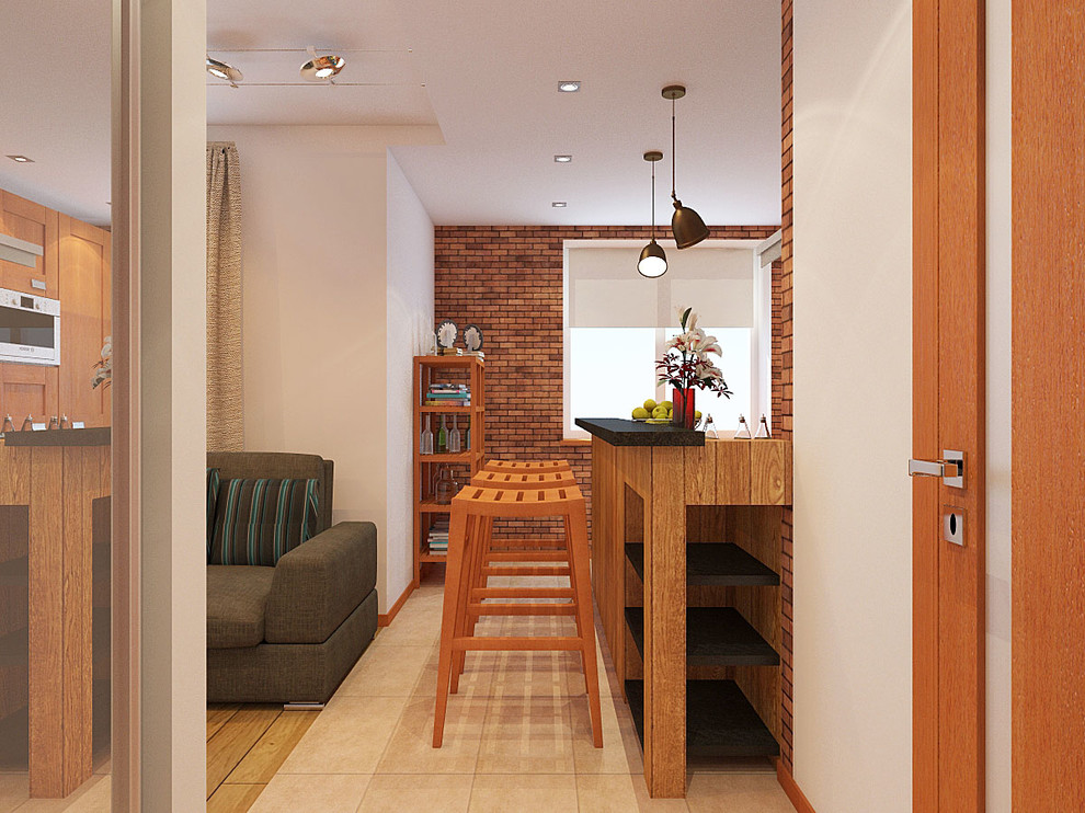 Квартира-студия в скандинавском стиле