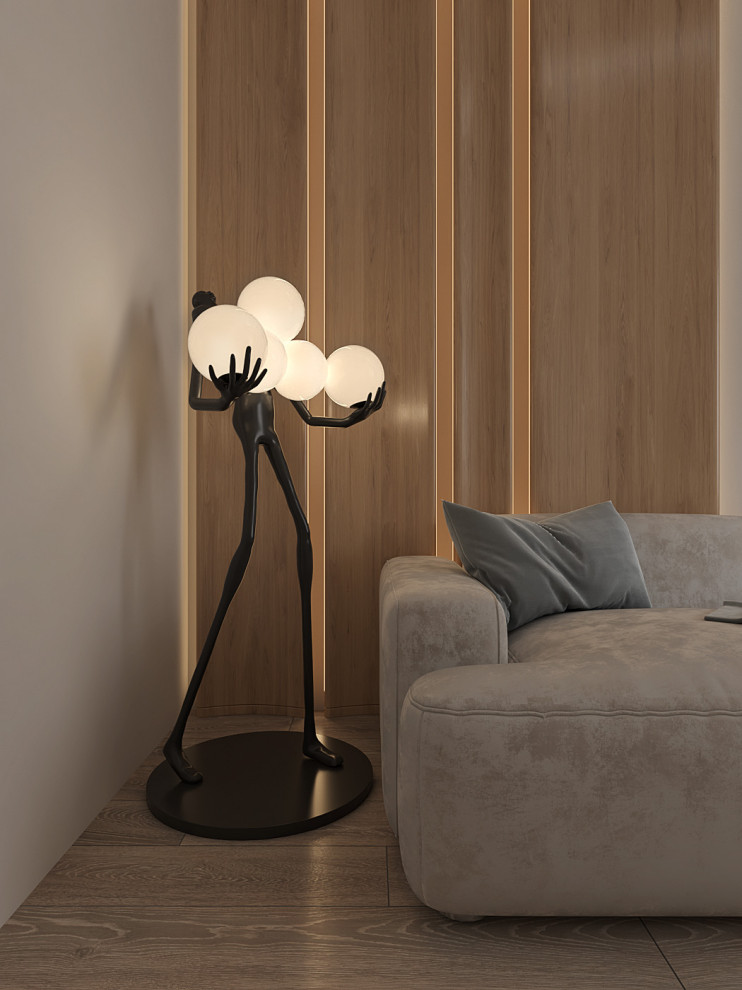 Геометрия комфорта. Квартира в современном стиле: 3-комнатная квартира 86 м2