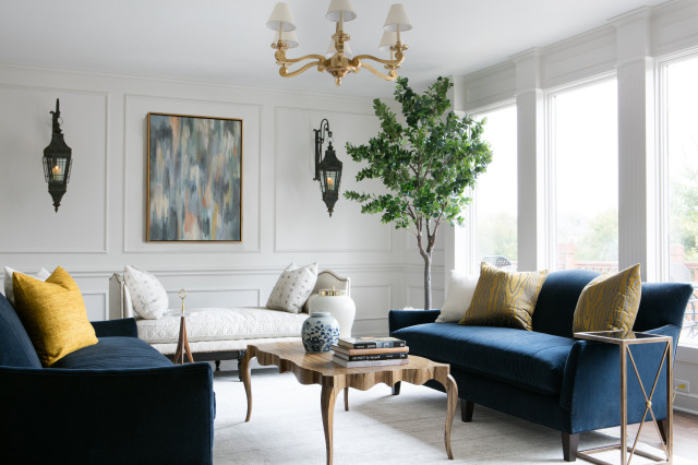 Living Spaces nyklassisk-vardagsrum