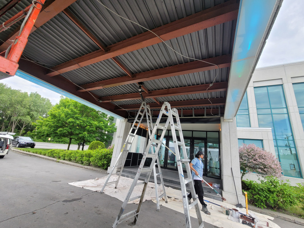 EXTERIOR PAINTING LE MONT BLANC HOTEL