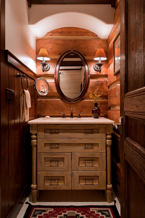 This is an example of a traditional bathroom in Denver.