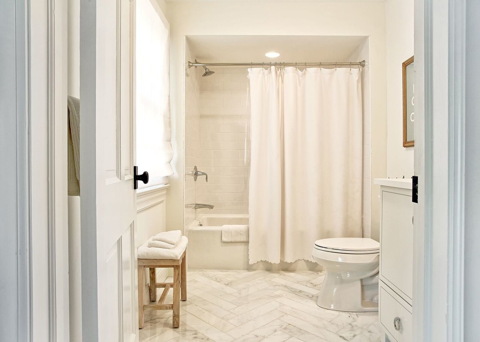 Klassisches Badezimmer in New York