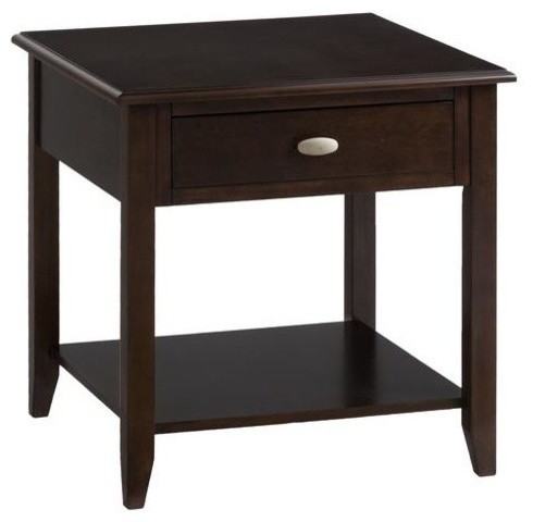 Merlot End Table - Transitional - Side Tables And End Tables - by