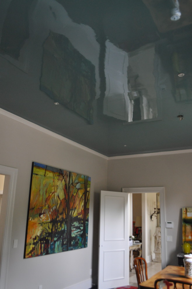 Example of a trendy home design design in Other