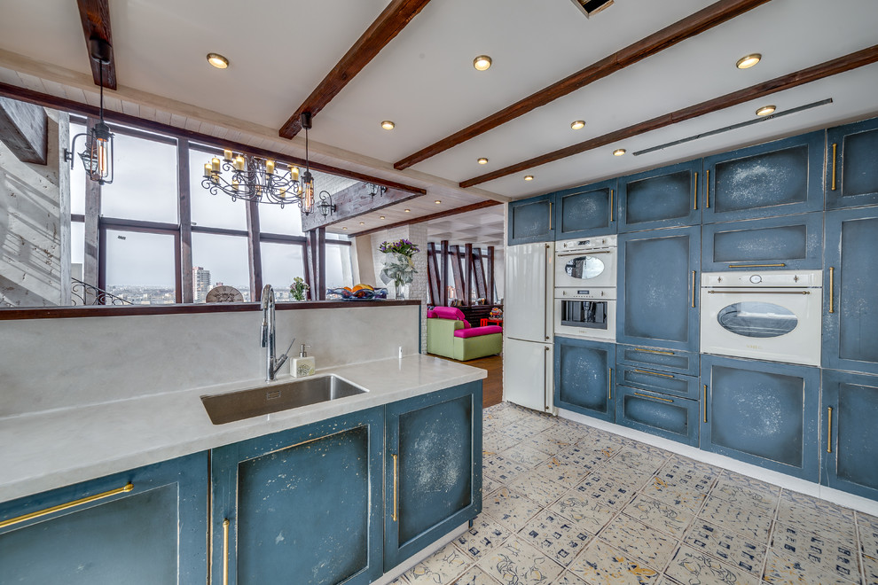 Пентхаус в Санкт-Петербурге. Мебель и отделка из массива.