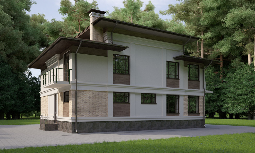 серые русты у сосен