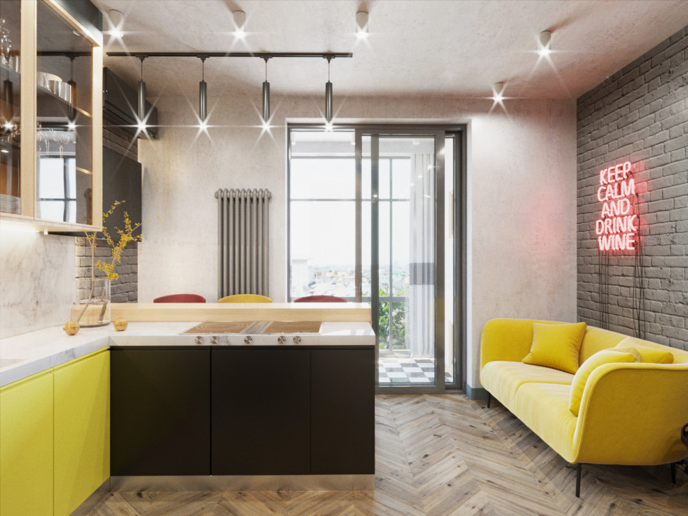 Лофт-апартаменты с 1 спальней. ЖК "Наследие"