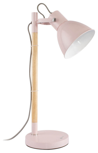 pastel pink desk lamp