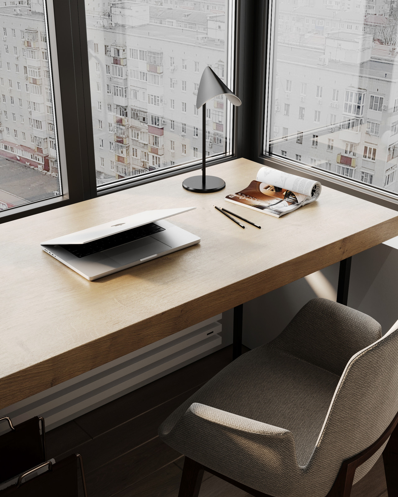 Дизайн интерьера квартиры 58 кв.м. в ЖК Level Амурская