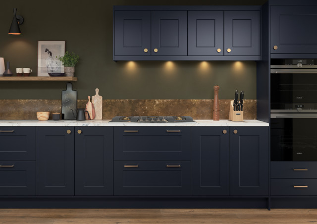 Transitional Kitchen nyklassisk-koek