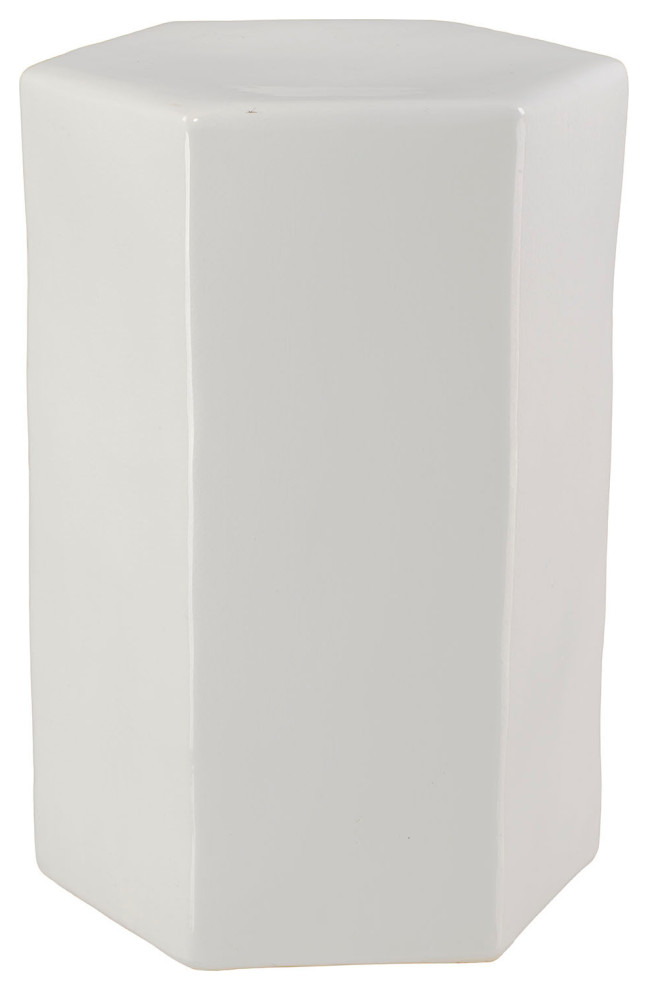 Porto Ceramic Indoor/Outdoor Side Table Contemporary Outdoor Side