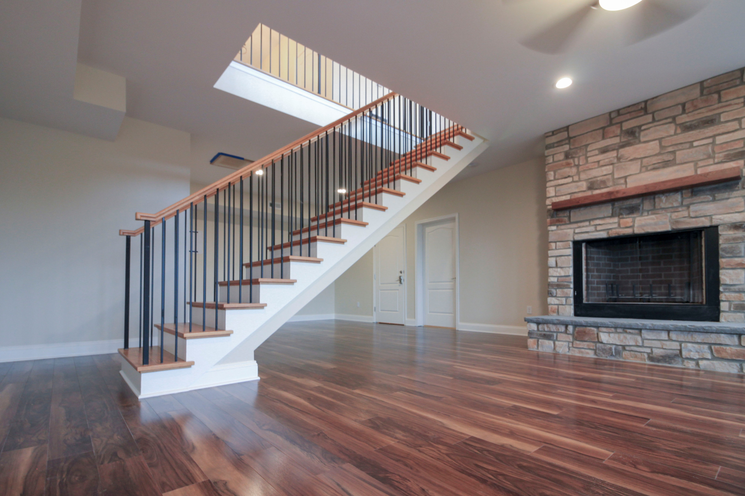 97_Airy Straight-Floating Staircase in Transitional-Mountain Home, Luray, VA 228