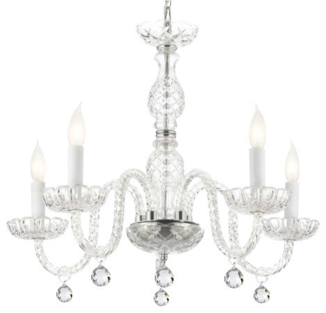 Authentic All Crystal Chandelier With Crystal Balls